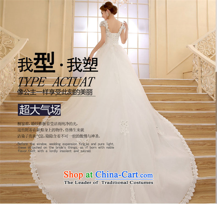 The new 2015 HANNIZI spring and summer stylish lace large long tail strap word shoulder wedding bride white L picture, prices, brand platters! The elections are supplied in the national character of distribution, so action, buy now enjoy more preferential! As soon as possible.