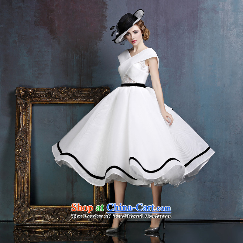 Sin Sin Kai edge bride banquet evening dresses 2015 European site new retro shoulders in long stage performance services white tailored, Sin Sin Introduction , , , shopping on the Internet