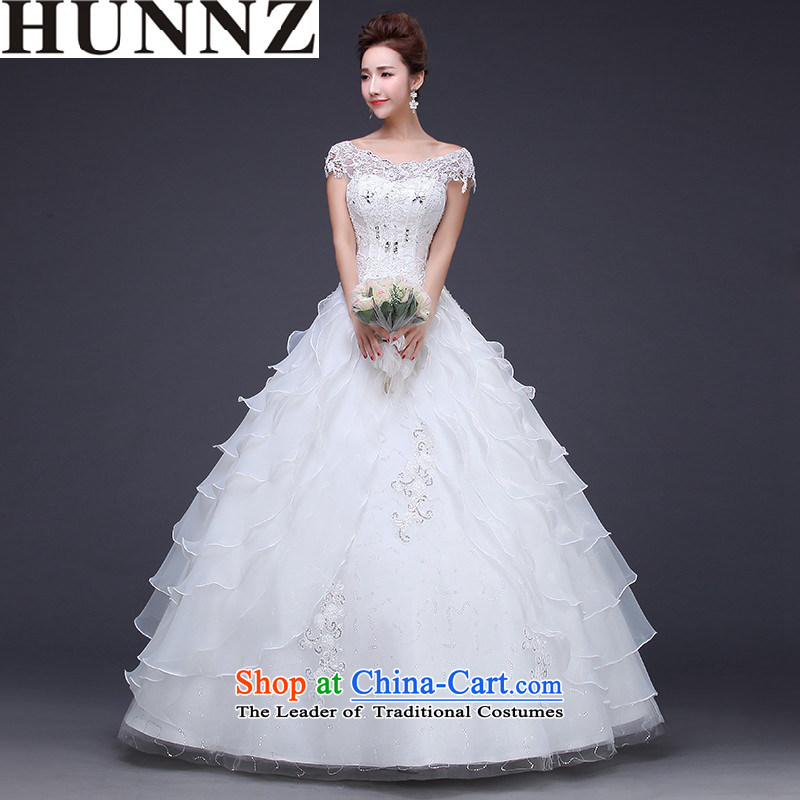 2015 Fashion long HUNNZ strap minimalist Sau San larger collar long strap bride wedding white S,HUNNZ,,, shopping on the Internet