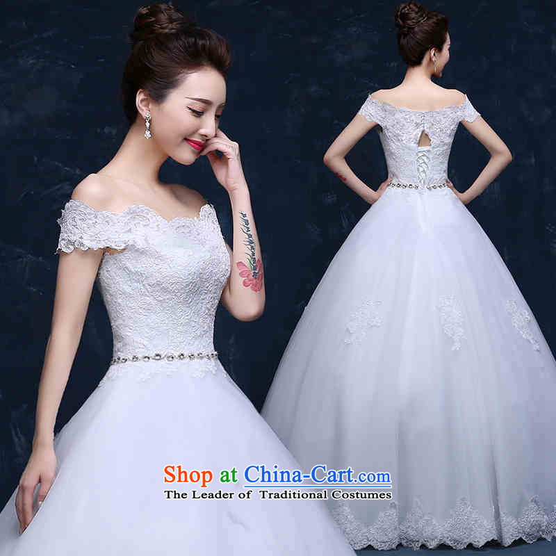 Hannizi 2015 stylish and simple large Sau San support Korean-style skirts princess lace straps bride wedding White XL, Korea, Gigi Lai (hannizi) , , , shopping on the Internet