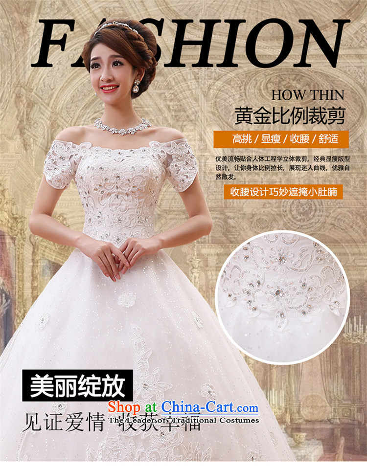 Hannizi 2015 stylish and simple large Sau San Korean word shoulder sleeveless Princess Bride parties wedding dress White M picture, prices, brand platters! The elections are supplied in the national character of distribution, so action, buy now enjoy more preferential! As soon as possible.