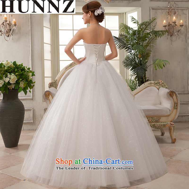 Wipe the Chest Korea 2015 HUNNZ boards gauze, princess straps Skirt holding large minimalist bride wedding white L,HUNNZ,,, shopping on the Internet