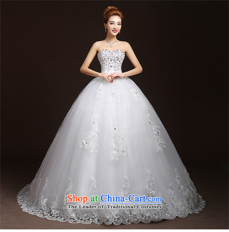 Hunnz long 2015 lace Korean wiping the chest straps sleeveless white bride wedding is simple and stylish white M picture, prices, brand platters! The elections are supplied in the national character of distribution, so action, buy now enjoy more preferential! As soon as possible.
