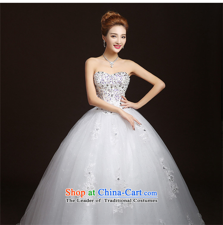 Hunnz long 2015 lace Korean wiping the chest straps sleeveless white bride wedding is simple and stylish white M picture, prices, brand platters! The elections are supplied in the national character of distribution, so action, buy now enjoy more preferential! As soon as possible.