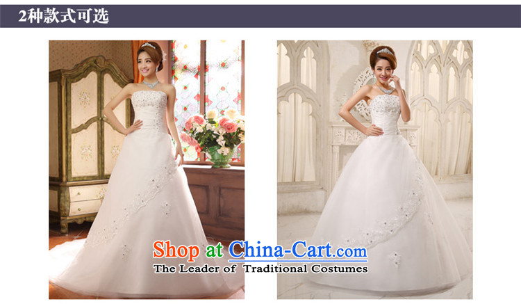 Hannizi 2015 stylish and simple large Sau San noble bride white wedding Korean style, white drag wiping the chest to S picture, prices, brand platters! The elections are supplied in the national character of distribution, so action, buy now enjoy more preferential! As soon as possible.