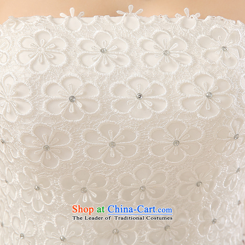 The new 2015 HUNNZ spring and summer Korean bon bon skirt gauze, straps sleeveless anointed chest bride wedding white XXL,HUNNZ,,, shopping on the Internet