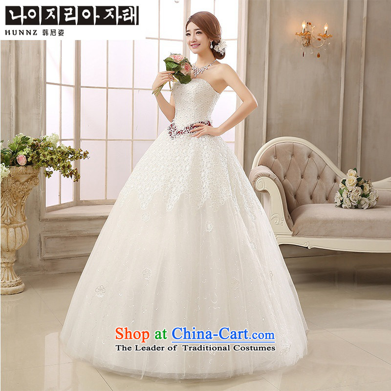 Hannizi 2015 stylish and simple large Sau San spring and summer new bon bon skirt straps bride wedding White XL, Korea, Gigi Lai (hannizi) , , , shopping on the Internet