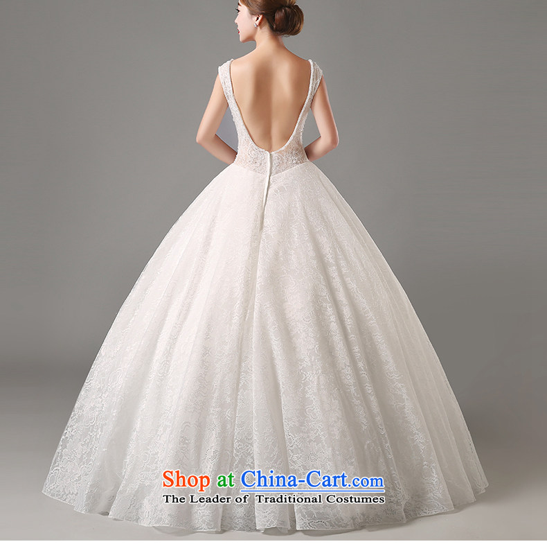 Jacob Chan wedding dresses shoulders to align the new 2015 autumn and winter Korean back pearl lace upscale Korean bon bon skirt white L picture, prices, brand platters! The elections are supplied in the national character of distribution, so action, buy now enjoy more preferential! As soon as possible.