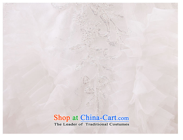 2015 Long wiped HUNNZ chest straps inside the palace small trailing bride wedding white simple and stylish large white L picture, prices, brand platters! The elections are supplied in the national character of distribution, so action, buy now enjoy more preferential! As soon as possible.