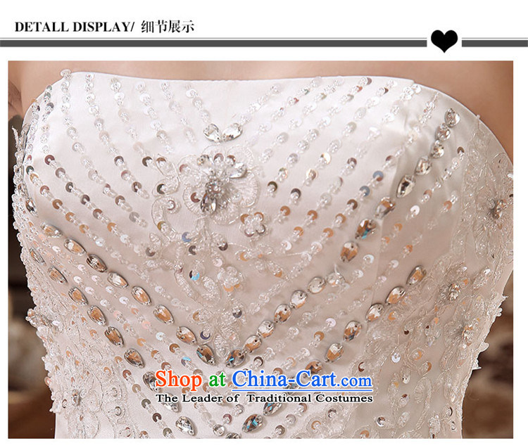 Hannizi 2015 Chic simplicity with large Sau San Chest straps small trailing long bride wedding pictures, price XL white, brand platters! The elections are supplied in the national character of distribution, so action, buy now enjoy more preferential! As soon as possible.