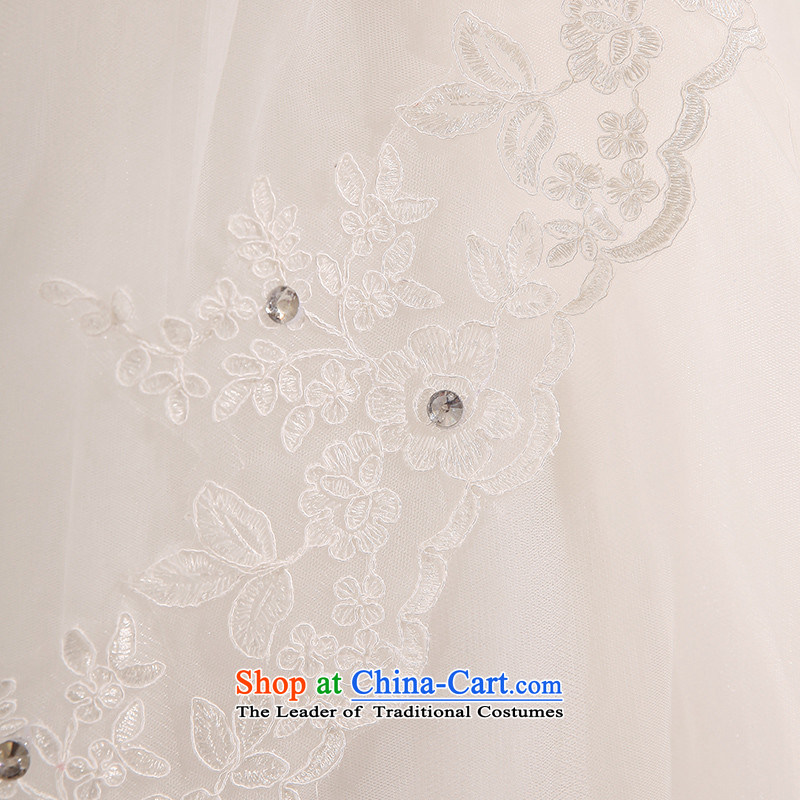 2015 Long Euro HUNNZ root yarn straps and chest Korean Princess Bride wedding dress party white XXL,HUNNZ,,, shopping on the Internet