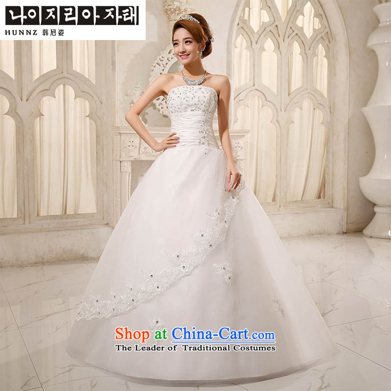 Hannizi 2015 stylish and simple large Sau San Korean OSCE root yarn straps and chest bride wedding white XXL, won, Gigi Lai (hannizi) , , , shopping on the Internet