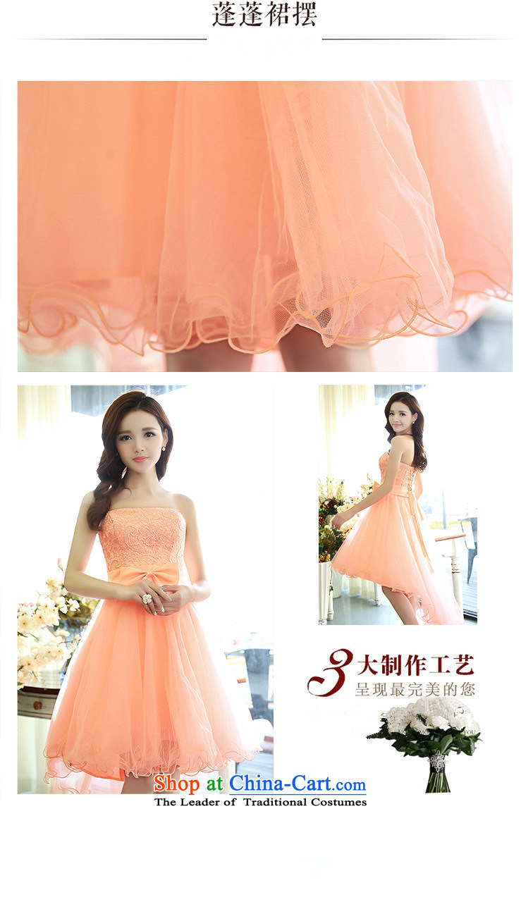 Morcar Connie snow fall 2015 for women Korean anointed chest-tail Princess Bride skirt bridesmaid lace wedding dress women small Sau San dovetail pink dresses M picture, prices, brand platters! The elections are supplied in the national character of distribution, so action, buy now enjoy more preferential! As soon as possible.