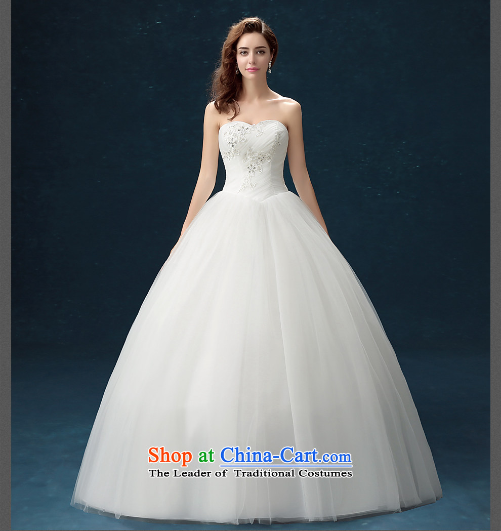 Jiang wedding dresses seal 2015 Winter Korean anointed chest marriages to align yarn bon bon skirt long white, larger Sau San lace diamond wedding female white XL Photo, prices, brand platters! The elections are supplied in the national character of distribution, so action, buy now enjoy more preferential! As soon as possible.