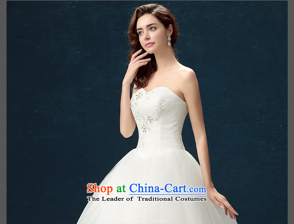 Jiang wedding dresses seal 2015 Winter Korean anointed chest marriages to align yarn bon bon skirt long white, larger Sau San lace diamond wedding female white XL Photo, prices, brand platters! The elections are supplied in the national character of distribution, so action, buy now enjoy more preferential! As soon as possible.