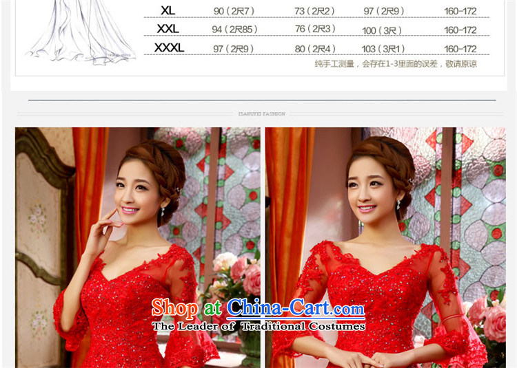 2015 princess Skirt holding HUNNZ gauze, V-Neck Strap bride red white, wedding White XL pictures, Sau San price, brand platters! The elections are supplied in the national character of distribution, so action, buy now enjoy more preferential! As soon as possible.