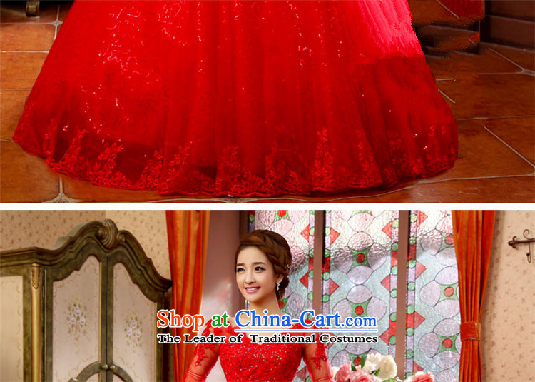 Hannizi 2015 stylish and simple Sau San V-Neck Princess skirt stays simple and stylish bride wedding pictures, price RED M platters, brand! The elections are supplied in the national character of distribution, so action, buy now enjoy more preferential! As soon as possible.