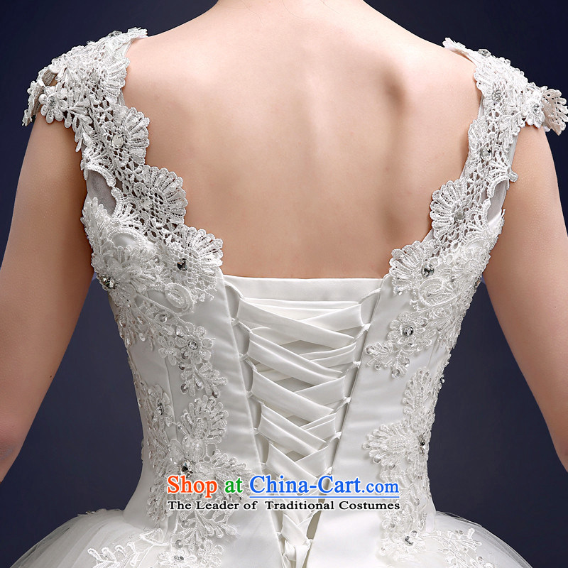 Hannizi 2015 stylish and simple word   Large shoulder Korean Skirt holding a bride her wedding White M Won, Gigi Lai (hannizi) , , , shopping on the Internet