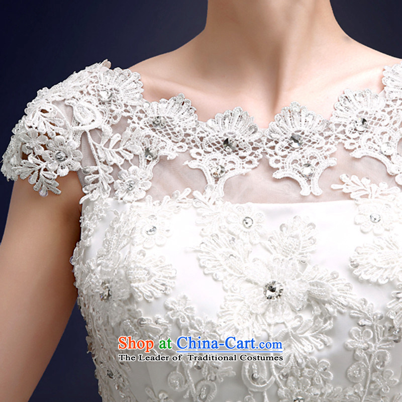 Hannizi 2015 stylish and simple word   Large shoulder Korean Skirt holding a bride her wedding White M Won, Gigi Lai (hannizi) , , , shopping on the Internet