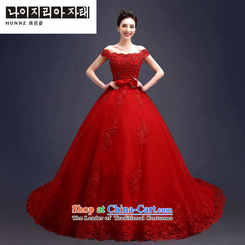 Hannizi 2015 stylish and simple word   Large shoulder Korean Skirt holding a bride her wedding to S, Korea, align Gigi Lai (hannizi) , , , shopping on the Internet