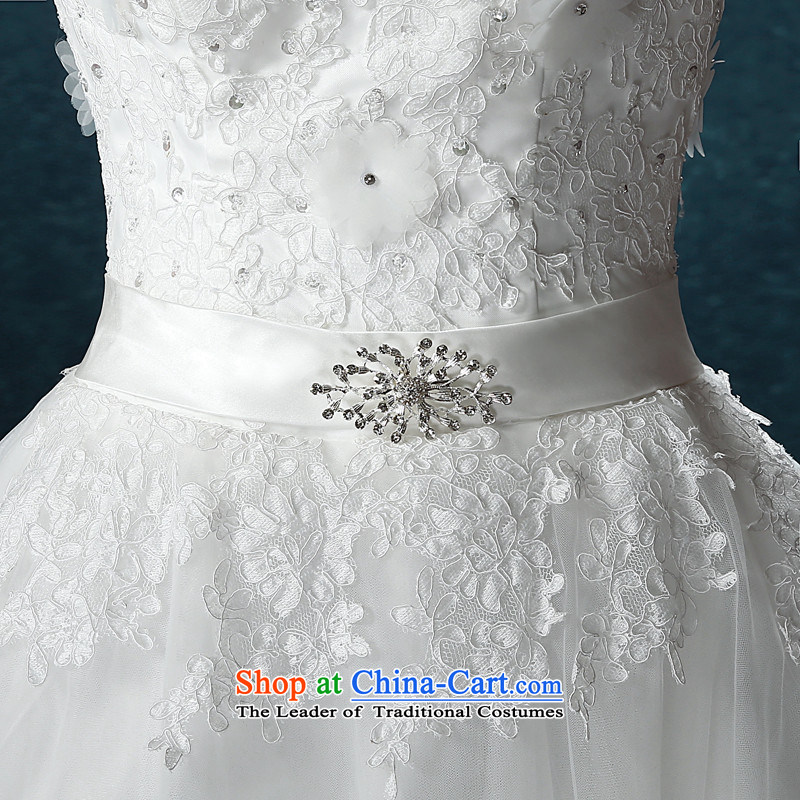 Hannizi 2015 stylish and simple word   Large shoulder palace style white bride wedding White XL, Korea, Gigi Lai (hannizi) , , , shopping on the Internet