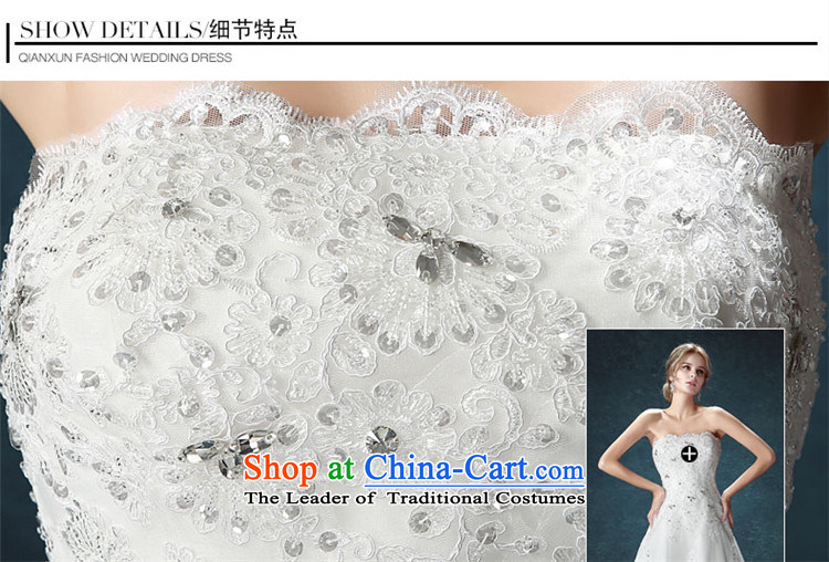        The new trendy HANNIZI CODE 201 anointed chest long strap stylish lace bride wedding Align to align the tail to XL Photo, prices, brand platters! The elections are supplied in the national character of distribution, so action, buy now enjoy more preferential! As soon as possible.