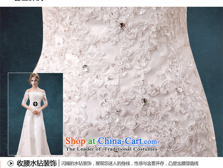 2015 Small tail HUNNZ slotted shoulder strap white palace style bride wedding minimalist White XXL pictures for larger, prices, brand platters! The elections are supplied in the national character of distribution, so action, buy now enjoy more preferential! As soon as possible.