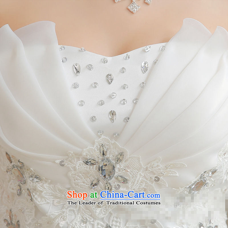 Hirlet Lin 2015 new Korean marriages to align the wedding of shells and chest straps lace wedding code graphics thin bon bon skirt White XXL pictures wedding, prices, brand platters! The elections are supplied in the national character of distribution, so action, buy now enjoy more preferential! As soon as possible.