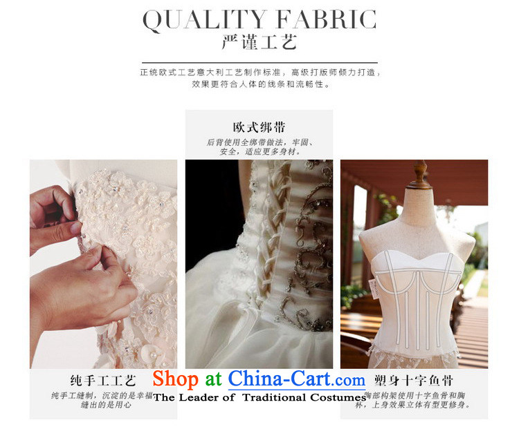 Hirlet Lin 2015 Autumn New) palace wedding Foutune of video large thin wedding dress Korean citizenry White gauze wedding gown nail-ju long tail Large and white 10 pictures, prices, brand platters! The elections are supplied in the national character of distribution, so action, buy now enjoy more preferential! As soon as possible.