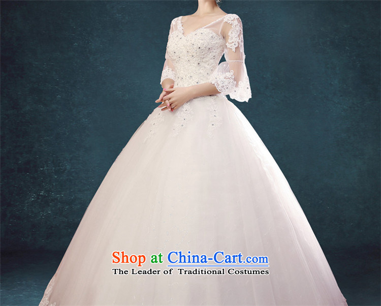 Hannizi 2015 stylish and simple Sau San lace V-Neck Korean bon bon skirt bride wedding White XL Photo, prices, brand platters! The elections are supplied in the national character of distribution, so action, buy now enjoy more preferential! As soon as possible.