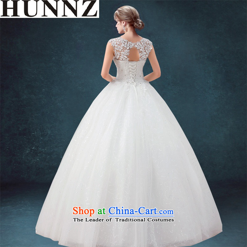 Hunnz long 2015 lace a shoulder straps princess field Skirt holding a minimalist bride wedding white XL,HUNNZ,,, shopping on the Internet