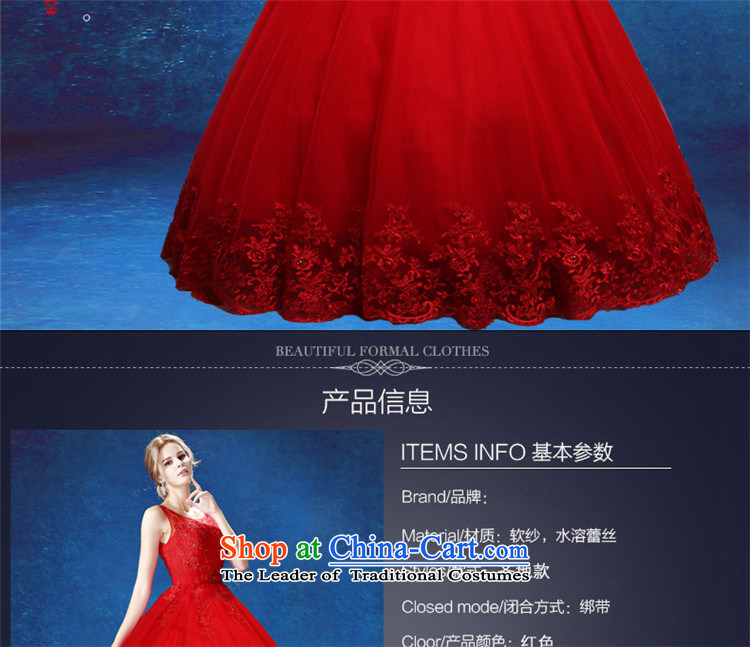 Hunnz long 2015 is simple and stylish palace style banding bon bon skirt V-Neck bride wedding red S picture, prices, brand platters! The elections are supplied in the national character of distribution, so action, buy now enjoy more preferential! As soon as possible.