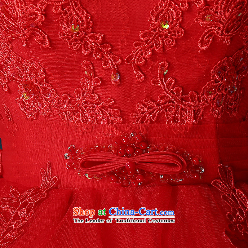 Hannizi 2015 stylish and simple style with court Sau San bon bon skirt bride wedding Red Red M Won, Gigi Lai (hannizi) , , , shopping on the Internet