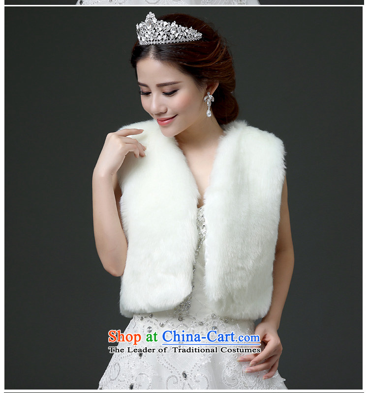 Estimated 2015 autumn and winter Yi New marriages gross shawl, a Korean rabbit wool wedding dress thick sleeveless warm white cape stamp large pictures, prices, shawl brand platters! The elections are supplied in the national character of distribution, so action, buy now enjoy more preferential! As soon as possible.