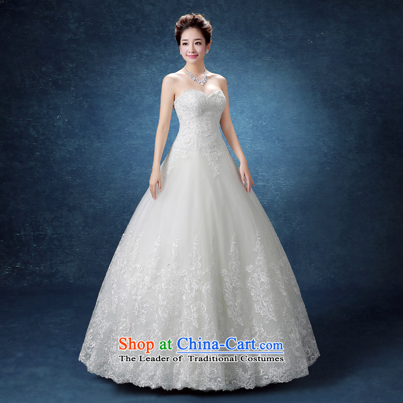 The knot true love of autumn and winter 2015 new stylish wedding dresses marriages video thin Korean shoulders alignment with chest lace white S picture, prices, brand platters! The elections are supplied in the national character of distribution, so action, buy now enjoy more preferential! As soon as possible.
