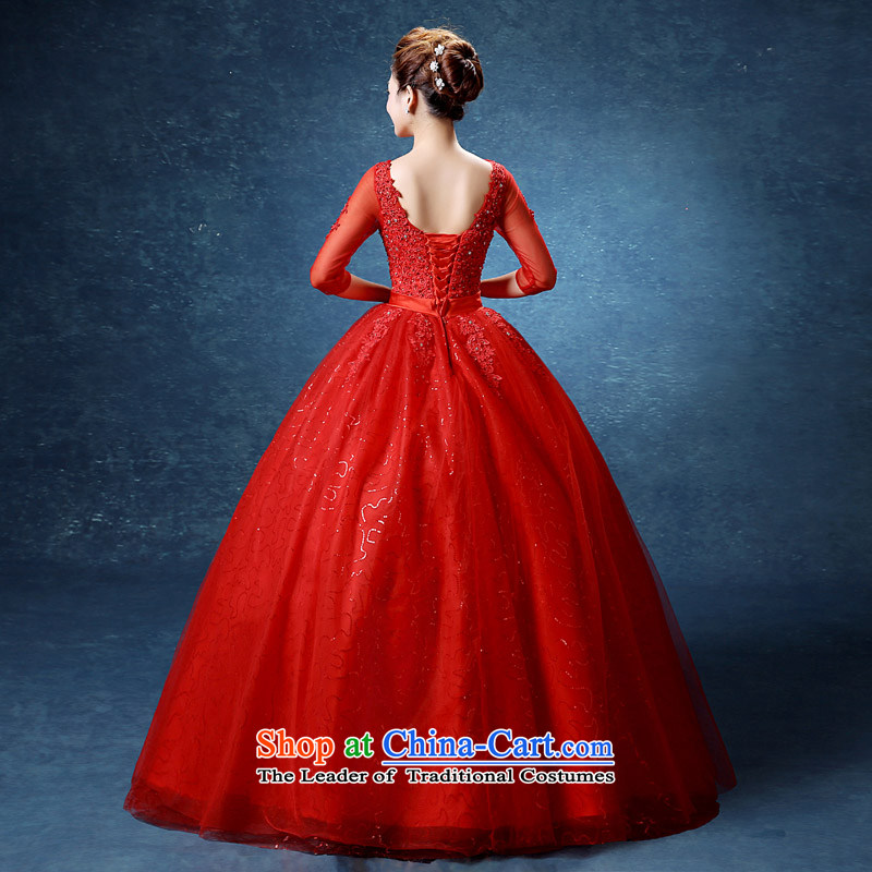 The knot true love shoulders video thin red word bride to align the shoulder in autumn and winter cuff pregnant women wedding dresses 2015 new summer RED M Chengjia True Love , , , shopping on the Internet