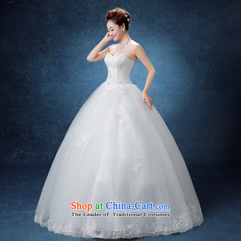 The knot true love Korean Style New 2015 wedding dresses alignment with chest marriages women pregnant women for larger thick MM video thin wedding summer pictures, price White XL, brand platters! The elections are supplied in the national character of distribution, so action, buy now enjoy more preferential! As soon as possible.