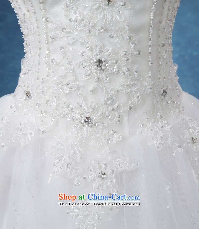 The knot true love Korean Style New 2015 wedding dresses alignment with chest marriages women pregnant women for larger thick MM video thin wedding summer pictures, price White XL, brand platters! The elections are supplied in the national character of distribution, so action, buy now enjoy more preferential! As soon as possible.