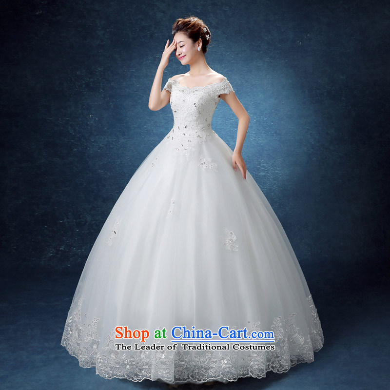 The knot True Love 2015 wedding dresses new Summer Wedding bride Korea pregnant women Layout Align to larger fields shoulder wedding autumn and winter White M picture, prices, brand platters! The elections are supplied in the national character of distribution, so action, buy now enjoy more preferential! As soon as possible.