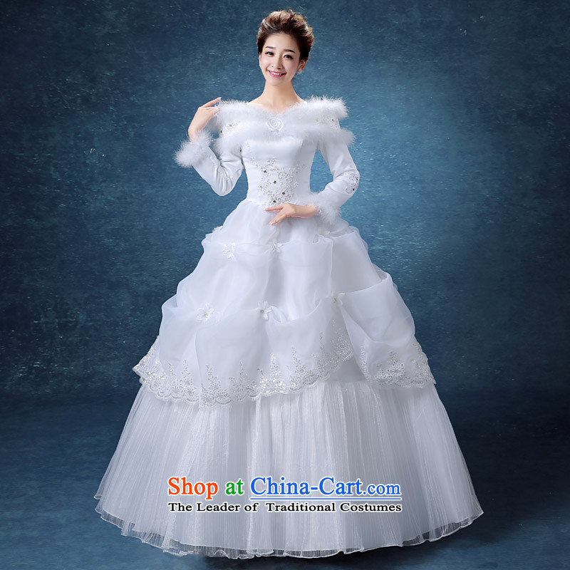 The knot true love Korean Style New 2015 Graphics thin winter wedding dress white long-sleeved cotton plus winter autumn and winter for the Korean version of the Winter Gross (red + 3-piece set L photo, prices, brand platters! The elections are supplied in the national character of distribution, so action, buy now enjoy more preferential! As soon as possible.