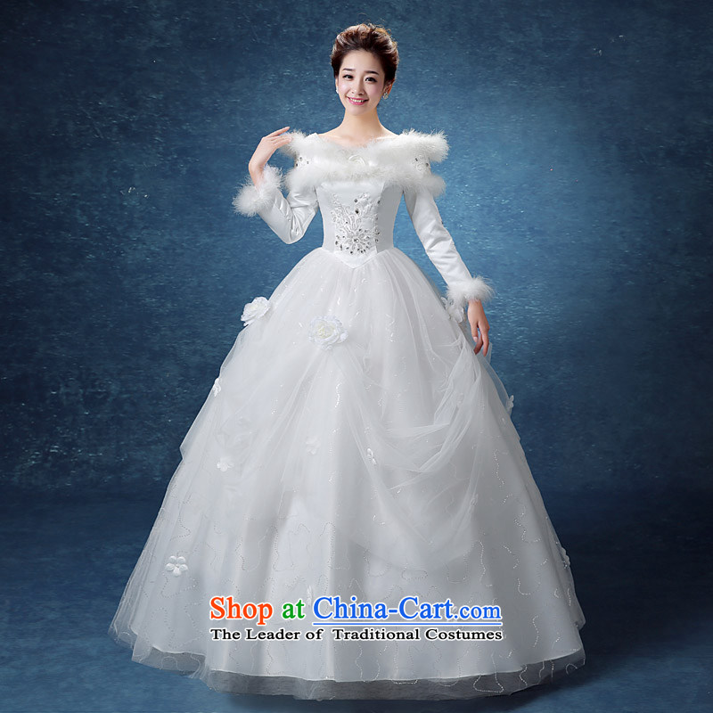 The knot true love winter straps wedding dresses 2015 New Korea long-sleeved pullover, align the gross for Code Red Winter) cotton bride thick white + 3-piece set M pictures, prices, brand platters! The elections are supplied in the national character of distribution, so action, buy now enjoy more preferential! As soon as possible.