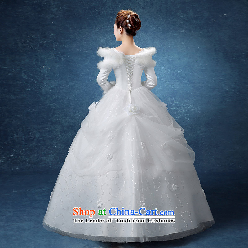 The knot true love winter straps wedding dresses 2015 New Korea long-sleeved pullover, align the gross for Code Red Winter) cotton bride thick white + 3-piece set M pictures, prices, brand platters! The elections are supplied in the national character of distribution, so action, buy now enjoy more preferential! As soon as possible.