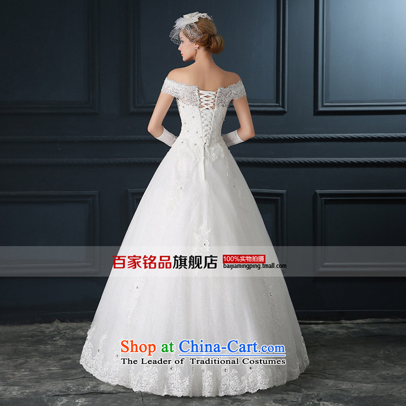 Wedding dress 2015 new Korean minimalist A Field Alignment to customize the bride skirt video word thin shoulders female White XXL wedding pictures, prices, brand platters! The elections are supplied in the national character of distribution, so action, buy now enjoy more preferential! As soon as possible.