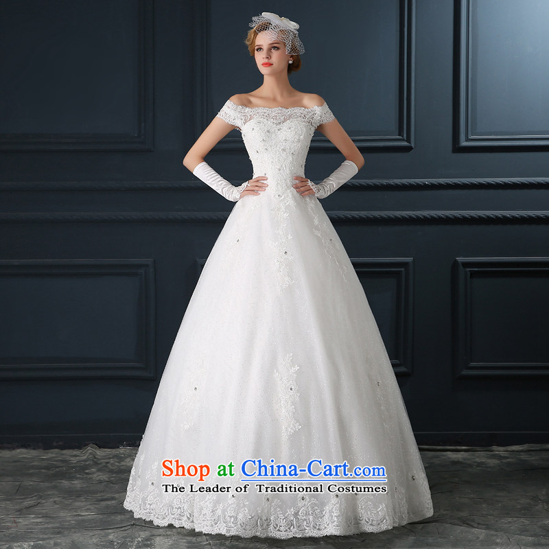 Wedding dress 2015 new Korean minimalist A Field Alignment to customize the bride skirt video word thin shoulders wedding female white XXL, hundreds of products has been pressed. Mr Martin LEE shopping on the Internet