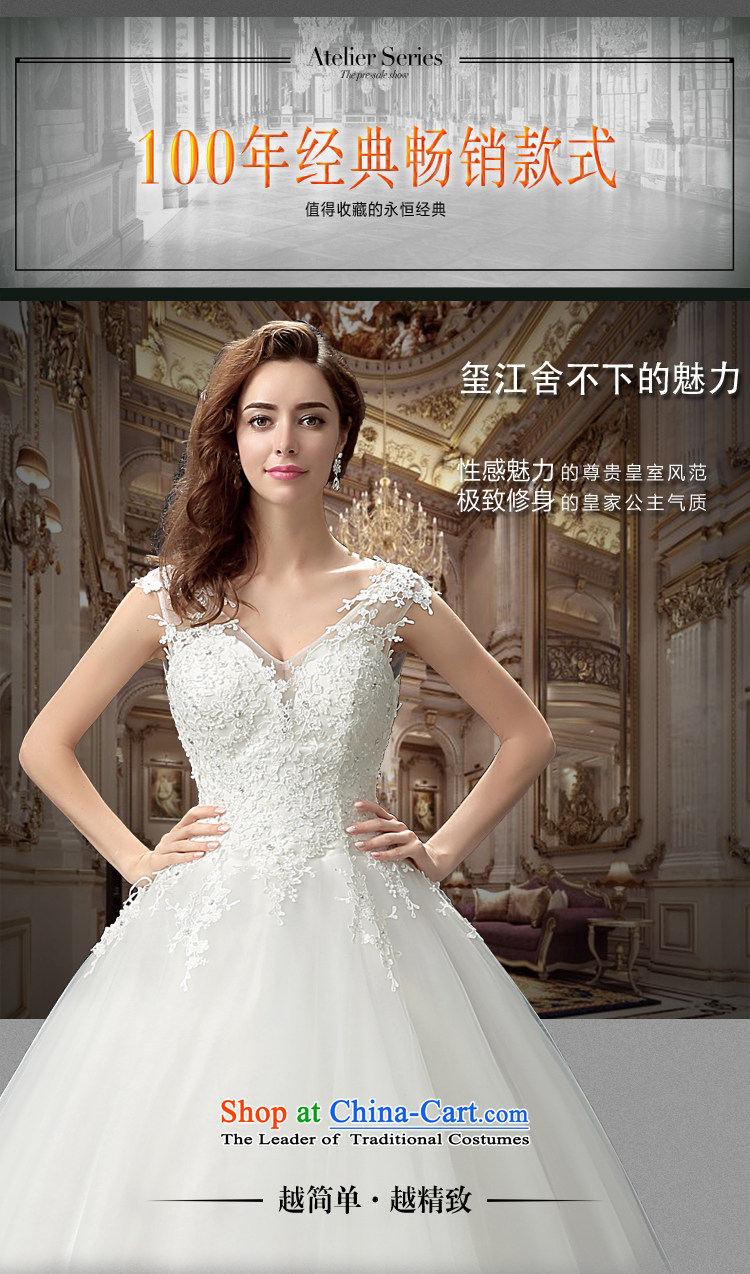 Jiang wedding dresses seal 2015 autumn and winter Korean brides wedding dress skirt white lace a large shoulder straps to align the Sau San wedding dress bon bon female white M picture, prices, brand platters! The elections are supplied in the national character of distribution, so action, buy now enjoy more preferential! As soon as possible.