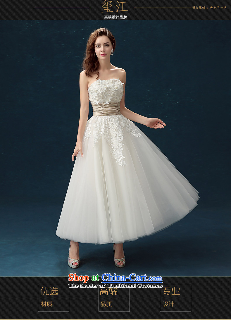 Seal wedding dresses Jiang bows winter 2015 skirt new products and chest wedding dress with a large number of Sau San bind people long wiped under the auspices of chest lace bridesmaid to female white M picture, prices, brand platters! The elections are supplied in the national character of distribution, so action, buy now enjoy more preferential! As soon as possible.