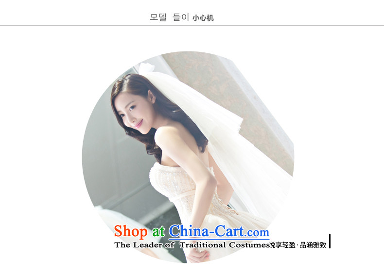 Align the bride with chest wedding dress champagne color water drilling autumn and winter Korean style wedding dresses and stylish home of Sau San champagne color M picture, prices, brand platters! The elections are supplied in the national character of distribution, so action, buy now enjoy more preferential! As soon as possible.