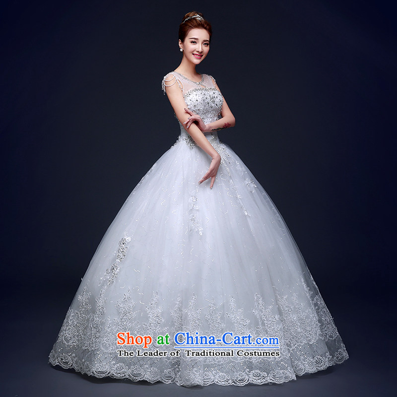 Wedding dresses 2015 Summer new Korean shoulders diamond marriages to align graphics Sau San thin shoulders a female white , Beverly (tingbeier ting) , , , shopping on the Internet