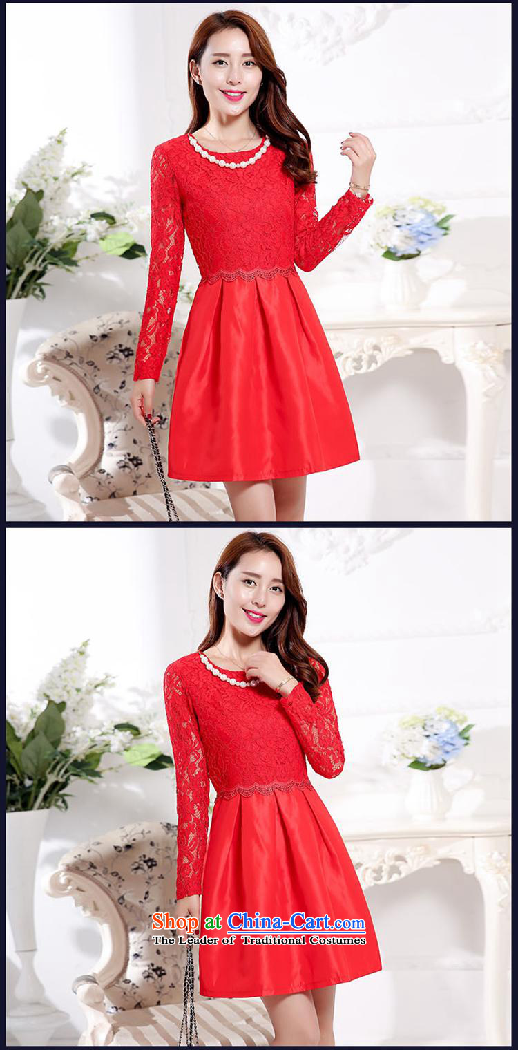 Ms Rebecca Pun stylish shops red long-sleeved dresses and stylish wedding dress bows Service Bridal back door onto short of female red XL Photo, prices, brand platters! The elections are supplied in the national character of distribution, so action, buy now enjoy more preferential! As soon as possible.