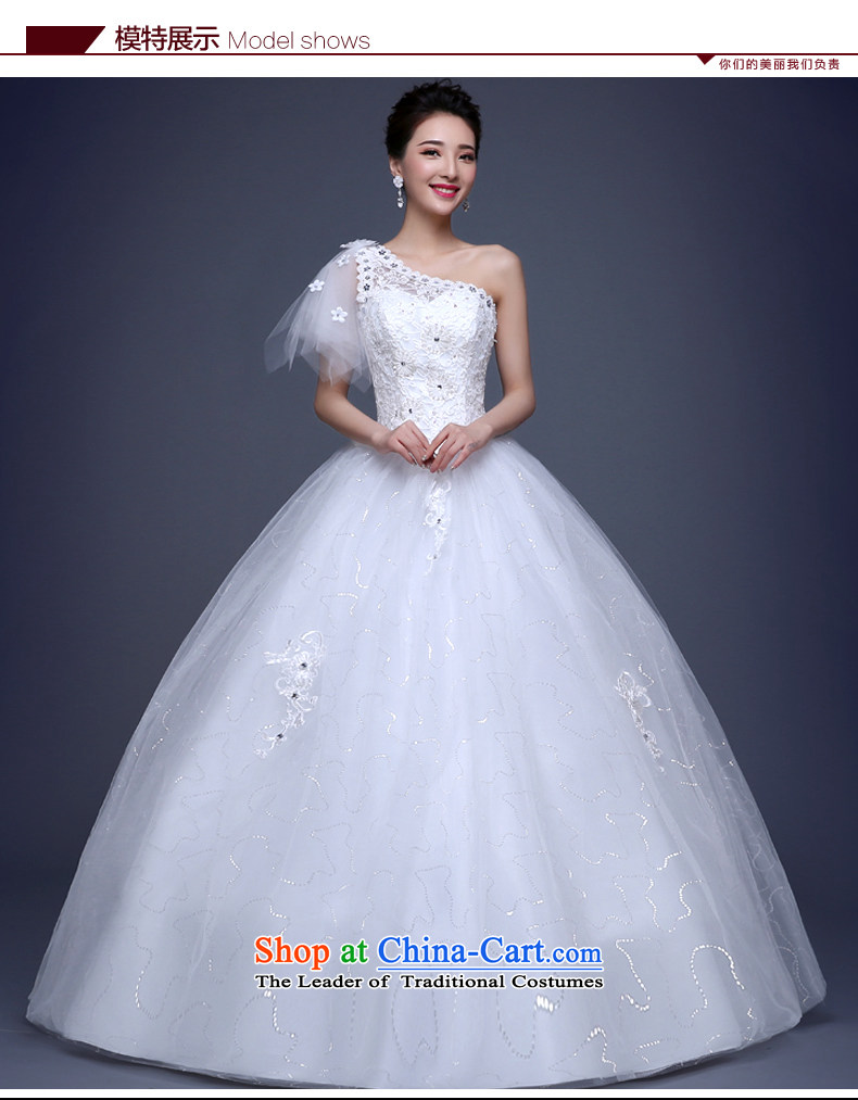 The following new paragraph on 2015 wedding dresses winter Korean fashion lace shoulder to align the large White XXL video thin Sau San pictures, prices, brand platters! The elections are supplied in the national character of distribution, so action, buy now enjoy more preferential! As soon as possible.